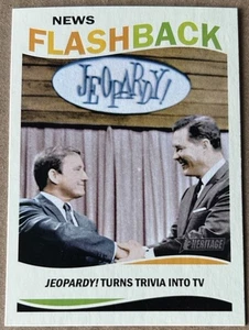 JEOPARDY DEBUTS 2013 TOPPS HERITAGE NEWS FLASBACK Card #NF-J NM-MT Condition - Picture 1 of 2