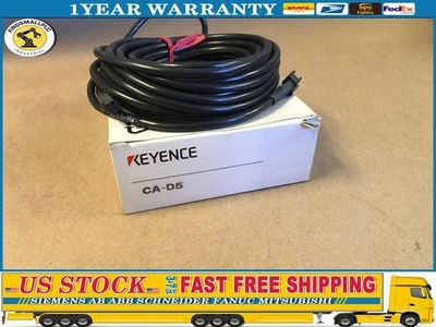 Keyence CA-D5 Illumination 5M Cordset Cable **NEW** (KB)  US Free TAX - Image 1 of 3