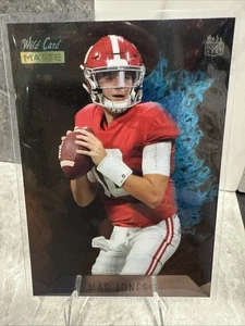 🔥🏈2021 Wild Card Matte Mac Jones Rookie Heat Blue Flame MRHR-3 TOLLE KARTE HIER - Bild 1 von 2