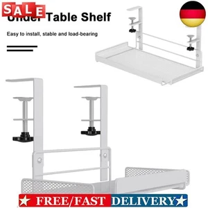 Untertisch-Kabelmanagement-Rack, Kabelmanagement-Tablett, Kabelhalter aus Metall - Bild 1 von 10