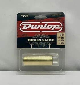 Dunlop 222 Diapositiva de Latón 9 Anillos Tamaño Pared Mediana - Imagen 1 de 2