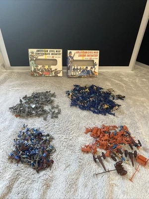 DE COLECCIÓN AIRFIX HO/OO GUERRA CIVIL AMERICANA CONFEDERADO E INFANTERÍA DE LA UNIÓN POR FAVOR LEER Foto 1 de 4