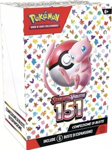 POKÉMON SCARLATTO E VIOLETTO 151 BUNDLE 6 BUSTINE SIGILLATO (ITA) - Foto 1 di 7