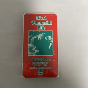 Sealed! It's A Wonderful Life VHS Award Black And White Version Frank Capra - Picture 1 of 6