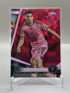 Diego Gomez 2024 Topps Chrome Sapphire Edition MLS #167 Rookie Red #/5 - Picture 1 of 2