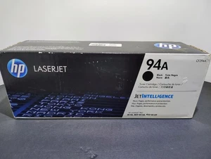 HP 94A Black Original Laserjet Toner Cartridge New Open Box - Picture 1 of 1