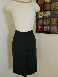 FALDA MAGASCHONI 100% LANA COLOR OLIVA OTOÑO E INVIERNO TALLA 8 NUEVA CON ETIQUETAS $220 - Imagen 1 de 9