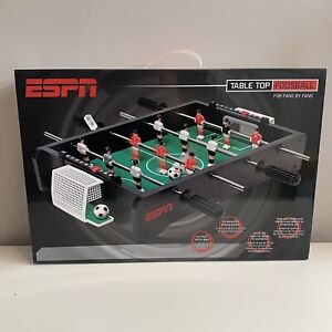 ESPN Mini Tabletop Foosball Game Table Football Play Game Room, Bar Gift Present