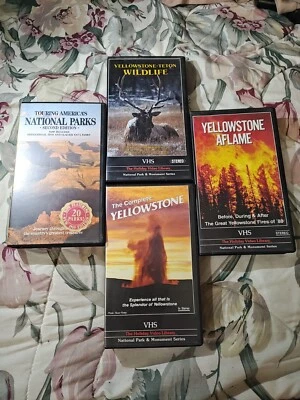 Complete Yellowstone - National Park & Monument Series VHS Aflame Wildlife (4) - Image 1 of 4