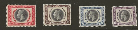 SOUTH WEST AFRICA  (10)  1935 SG88-91 SILVER JUBILEE  SET OF 4 VERY FINE UMM Cover