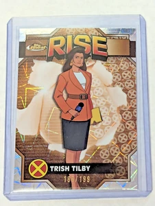 2025 Topps Finest X-Men 97' TRISH TILBY Rise Laser /199 #27 Serial #186/199 - Picture 1 of 2