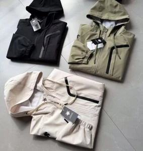 Outdoor New Descente Windproof Solid Thin Jacket Men Women - Picture 1 of 13