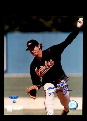 Mike Flanagan Tristar MLB Certificado de Autenticidad Firmado 8x10 Foto Autógrafo Orioles Foto 1 de 2