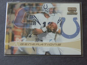 2000 Playoff Momentum Generations Foil Peyton Manning #GN9 - Picture 1 of 2