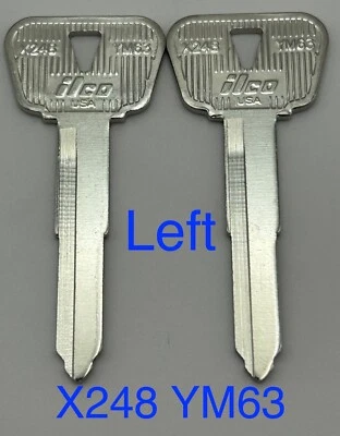 2 Key Blanks Yamaha FJR1300 FZ-07 FZ-09 FZ1 FZ6 FZ8 FZR FZR600 FZR600R 600 GTS  - Image 1 of 2