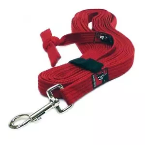 Black Dog Tracking Lead for Recall Training - 11 meters - Regular Width - Red - Picture 1 of 1