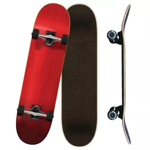 Yocaher Blank 7,75" komplettes Skateboard - rot gefärbt - Bild 1 von 7