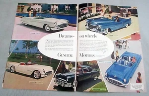 Chevy Corvette 1953 Cadillac Le Mans Buick Wildcat y Pontiac Parisienne GM anuncio - Imagen 1 de 1
