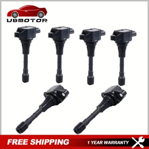 Paquete de 6 bobinas de encendido para Nissan Murano Altima Pathfinder Infiniti EX35 UF-550 - Imagen 1 de 8