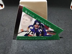 BRAD JOHNSON - 1998 Playoff Contenders Pennants green #54 - Picture 1 of 2