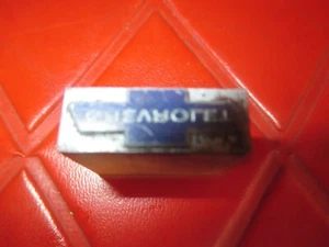 Vintage CHEVROLET Vehicles METAL & WOOD 1960's Small PRINTERS BLOCK - Picture 1 of 2