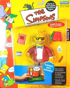 SERIE 9 SUNDAY BEST GRAMPA THE SIMPSONS WOS ACTIONFIGUR PLAYMATES NEUWERTIG IN VERPACKUNG - Bild 1 von 4