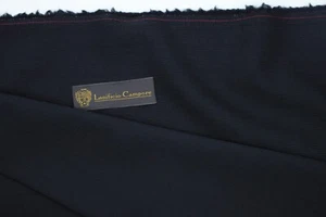 Lanificio Campore 3m Suiting fabric superfine Italian wool suiting charcoal - Picture 1 of 7