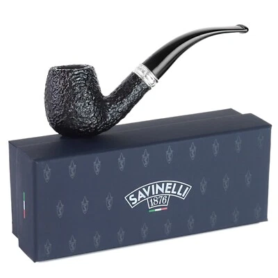 NUEVO - Pipa de tabaco Savinelli Trevi rústica 602 Briar, filtros de 6 mm Foto 1 de 4