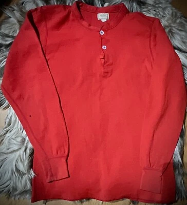 Camisa de Colección Para Mujer L.L.Bean River Drivers Talla Alta Años 70’s Roja Doble Pliegue Jersey Sensación Foto 1 de 4
