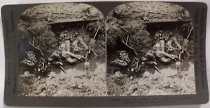 Prima guerra mondiale ""German dead in the la basse area"" stereoview chiave v18858 - Foto 1 di 3