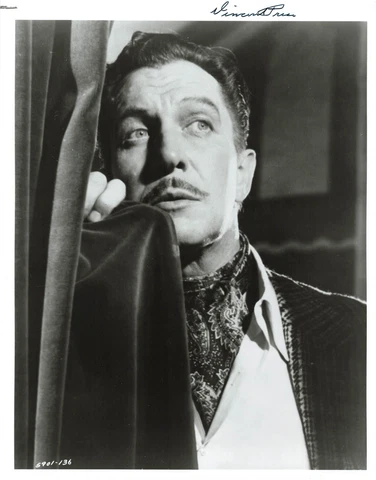 Vincent Price Actor Signed Autograph 8 x 10 Photo PSA DNA j2f1c *88 Cover