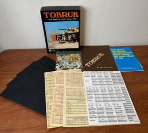 Tobruk Panzerschlachten in Nordafrika: 1942 Avalon Hill Bücherregalspiel (1975) wie abgebildet - Bild 1 von 20