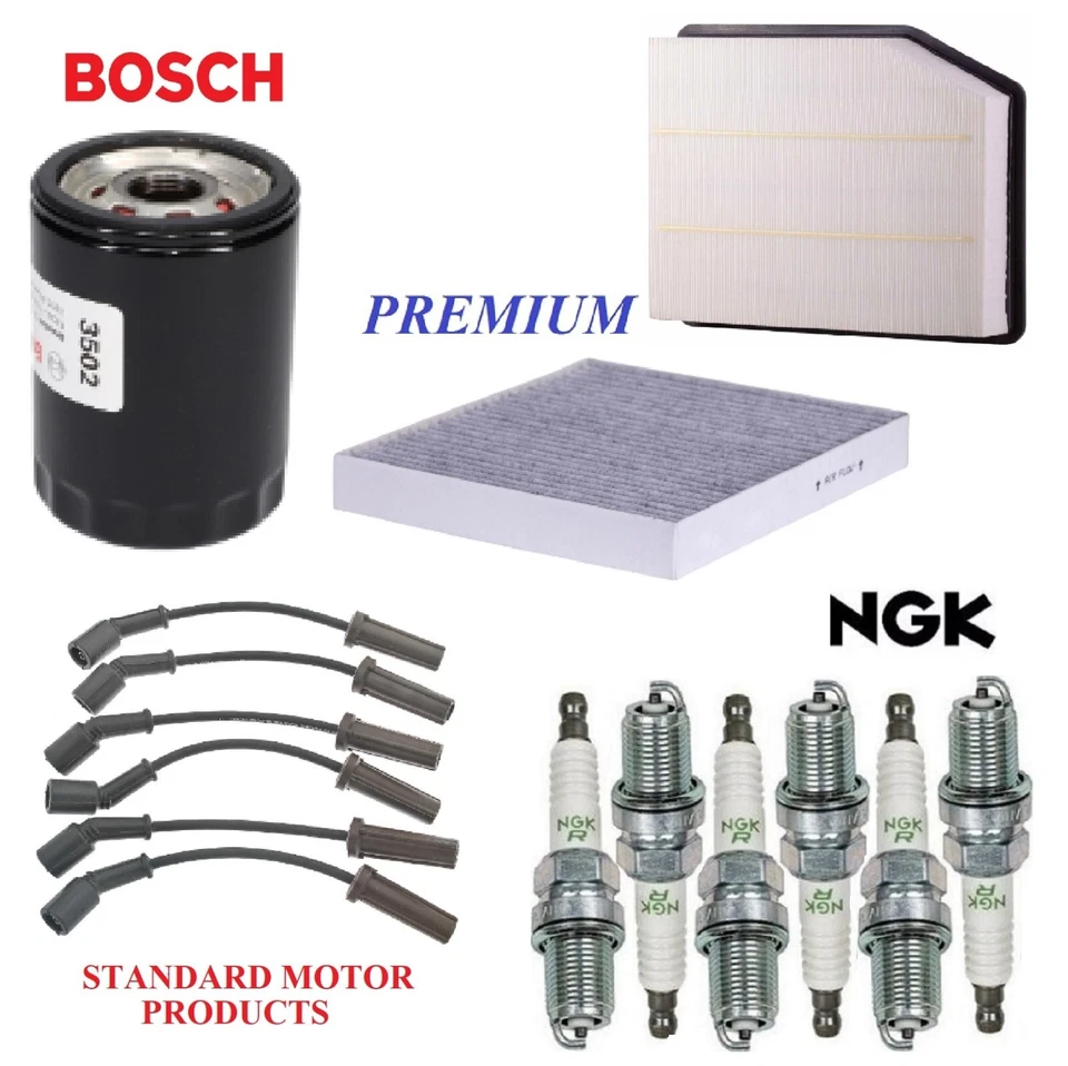 Kit de afinación filtros bujías aptos para GMC SIERRA 1500 V6 4,3 L 2019-2020 Foto 1 de 1