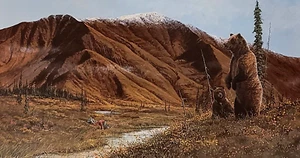 The Berry Pickers Signed Limited Edition CP Print by Jon Van Zyle - Bear - Picture 1 of 1