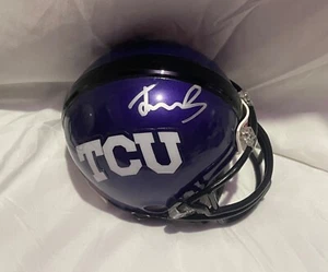 Minicasco TCU Horned Frogs firmado por Jack Bech - Imagen 1 de 1