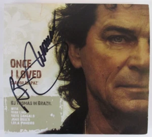 SIGNED by B.J. THOMAS "Once I Loved / O Amor En Paz" In Brazil CD BJ AUTOGRAPHED - Foto 1 di 2