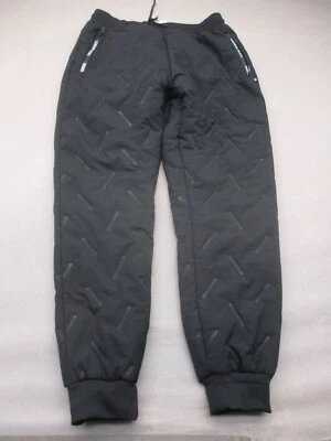 Pantalones de nieve para correr forrados de pelo alto con bolsillo con cremallera negros talla M sin marca 325 Foto 1 de 4