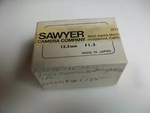 NEU SAWYER 12,5 MM F1.3 KAMERA OBJEKTIV - Bild 1 von 6