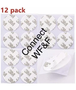 12 Replacement Sticky Pads Fits Grip Cell Phone Holder Buy 2 Get 1 Free - Picture 1 of 1