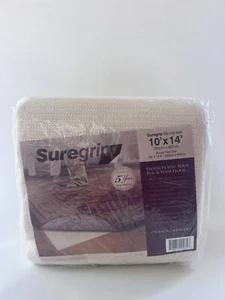 SureGrip Non-slip Rug Pad Cream Oriental Weavers Fits Rug Size 10’x14’ HTF - Picture 1 of 6