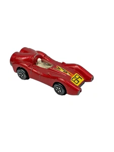 Matchbox Rolamatics No 69 RED Turbo Fury Diecast Toy Car 1973 Lesney - Picture 1 of 6