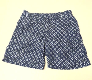 Pantalones Cortos Sid Mashburn Cremallera Frontal Longitud Media Azul Marino Estampados Para Hombre 6" Talla 30 Totalmente Nuevos - Imagen 1 de 7