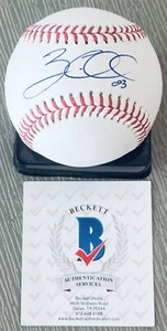 ZAC GALLEN W/#23 LICENSED BECKETT AUTHENTICATED SIGNED NEW MANFRED GAME BASEBALL - Picture 1 of 3