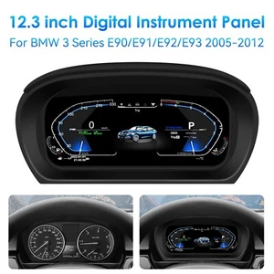 LCD Digital Car Cluster Speedometer For BMW 3 Series E90/E91/E92/E93 2005-2012 - Picture 1 of 11