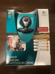 Logitech Quickcam Communicate Deluxe, S7500 Webcam with Built In Mic NIB, - Picture 1 of 5