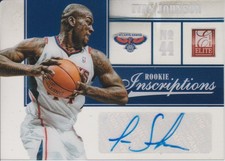 2012-13 Elite Rookie Inscriptions Ivan Johnson - Hawks