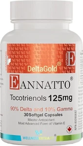 E Annatto Tocotrienols Deltagold Vitamin E Tocotrienols Supplements Softgel Caps - Picture 1 of 7