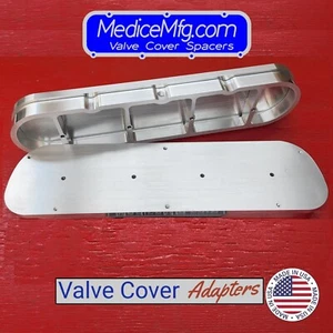 VALVE COVER ADAPTER TALL Small Block Ford Valve Covers on Chevrolet LS 5.3l 6.0L - Picture 1 of 6