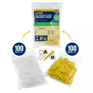 Tile Leveling System Project Pack - 100 1/16 in. Leveling Clips and 100 Wedges - Picture 1 of 1