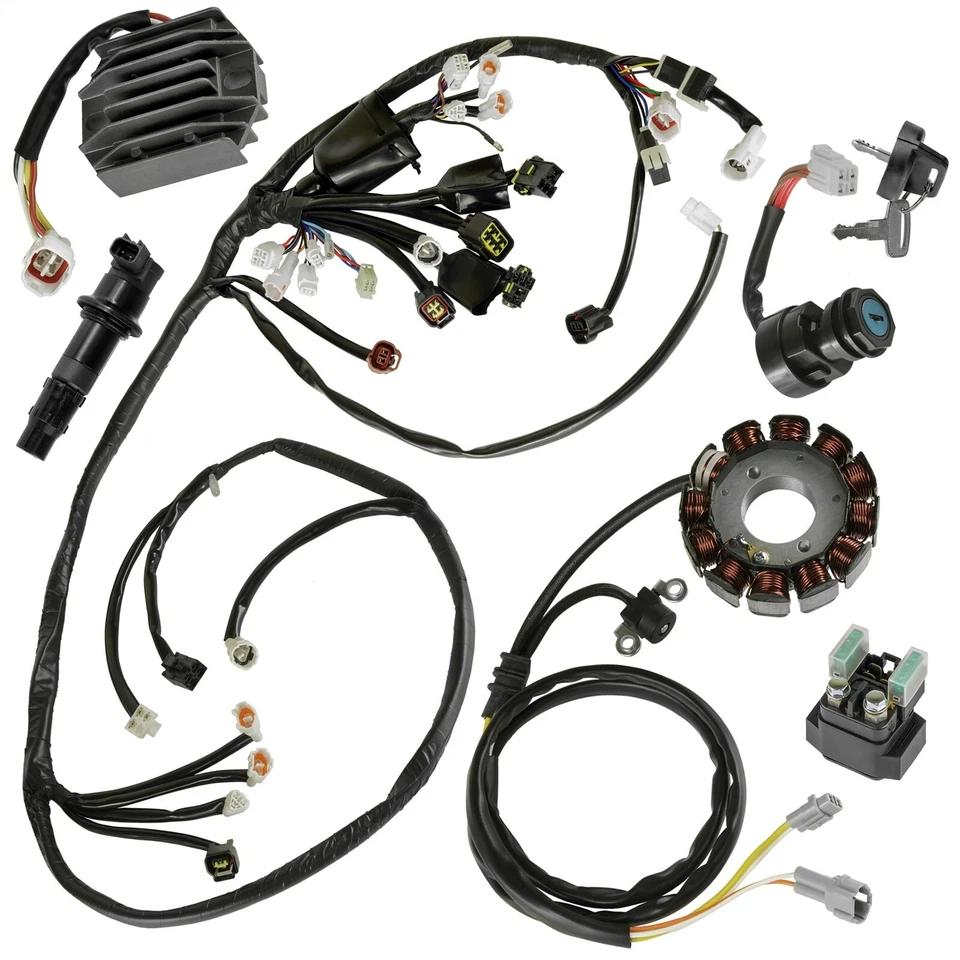 Arnés de cables regulador de estator interruptor de encendido bobina se adapta a Yamaha YFZ450 2007-2009  Foto 1 de 4